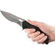 SKF423SE SKIF Knives Defender Framelock Pocket Knife Stonewash Black 