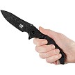 SKF424SEB SKIF Knives Adventure Framelock Pocket Knife Black Stonewash 