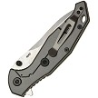 SKF424SEG SKIF Knives Adventure Framelock Pocket Knife Stonewash Olive 