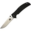 SKIF Knives Urbanite Framelock Pocket Knife Stonewash Black - SKF425SE 