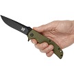 SKF425SEBG SKIF Knives Urbanite Framelock Pocket Knife Black Stonewash Olive 