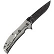 SKF425SEB SKIF Knives Urbanite Framelock Pocket Knife Black Stonewash 