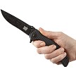 SKF425SEB SKIF Knives Urbanite Framelock Pocket Knife Black Stonewash 