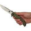 SKF425SEG SKIF Knives Urbanite Framelock Pocket Knife Stonewash Olive 