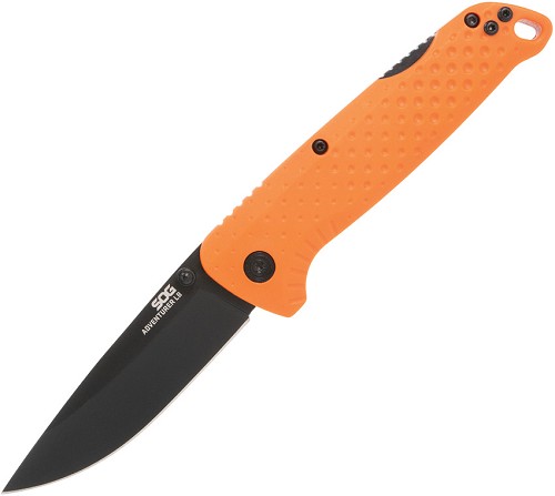 SOG Adventure Lockback Pocket Knife Orange - SOG13110243 