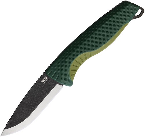 Sog Aegis FX Fixed Blade Knife Green - SOG17410241 