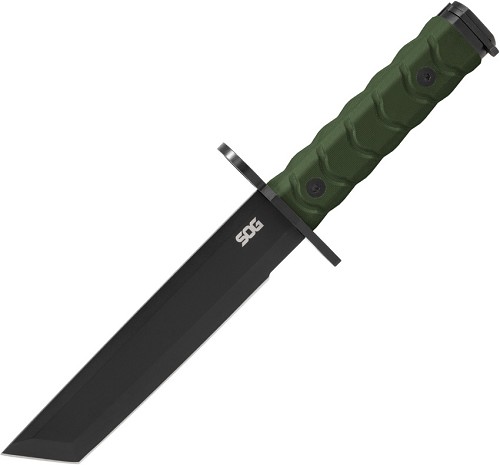 SOG BAR15T Combat Knife OD Green - SOGBY1002BX 