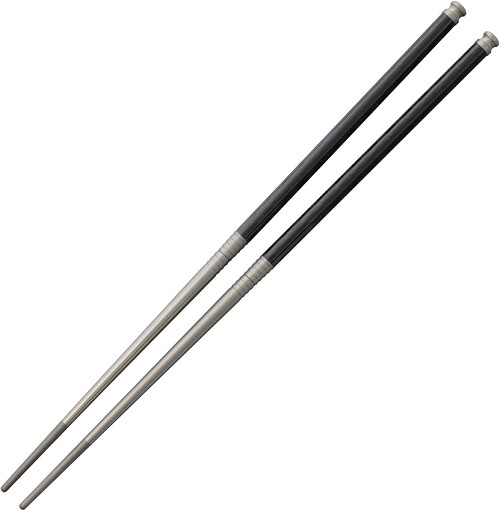Spartan Chopsticks Satin Titanium Plain - SPCC1SPL 