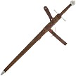 SR7056 Red Dragon Combat Temple Church Sword 