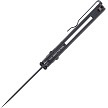 SRM255LFB2 SRM Lockblade Pocket Knife Shred Carbon Fiber 