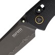 SRM Medal Ambi Lock Pocket Knife Black Micarta - SRM255LMB2 