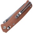 SRM255LMN SRM 255L Ambi Lock Pocket Knife Brown G10 