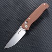 SRM255LMN SRM 255L Ambi Lock Pocket Knife Brown G10 