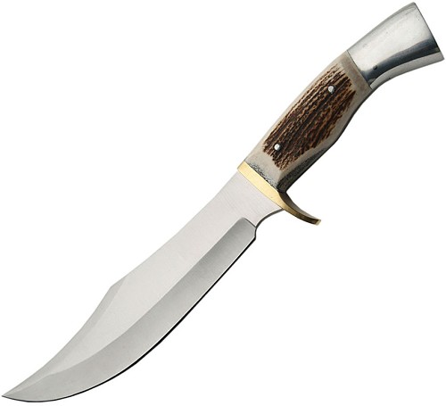 Steel Stag 13.5 Inch Iron Cougar Fixed Blade Knife Stag - SS3320 