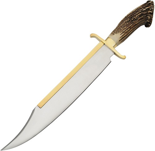 Steel Stag 21 Inch Crown Filework Fixed Blade Bowie Knife - SS7029 