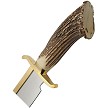 SS7029 Steel Stag 21 Inch Crown Filework Fixed Blade Bowie Knife 