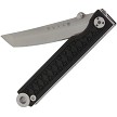 StatGear Knives Pocket Samurai Linerlock Pocket Knife Black - STAT102 