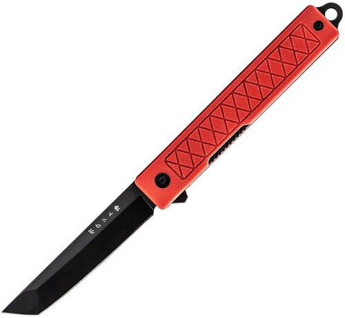 StatGear Pocket Samurai Linerlock Pocket Knife Red - STAT119RED 