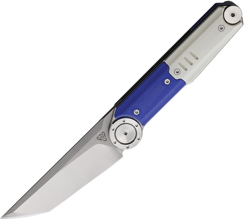 Stedemon NOC DG23 Linerlock Pocket Knife Blue/White - STEDG2303 