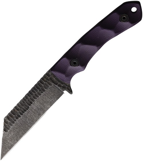 Stroup Knives GP3 Fixed Blade Knife Purple - STPGP3PG10S 