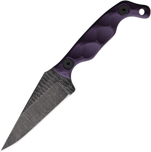 Stroup Mini Fixed Blade Knife Purple - STPMINIPG10 