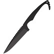 Stroup MK 2 Slim Fixed Blade Knife Black - STPMK2SBBLKCER 