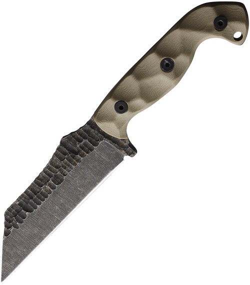 Stroup Knives TU3 Fixed Blade Knife Tan - STPTU3TG10S 
