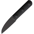 Straight Line Ally Fixed Blade Knife Black G10 - STR8ALGBKD 