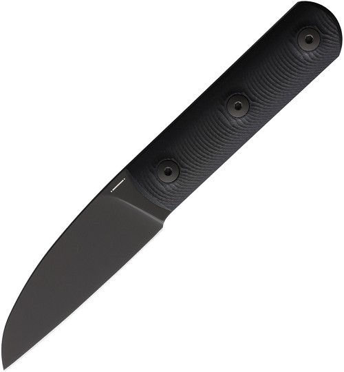 Straight Line Ally Fixed Blade Knife Black G10 - STR8ALGBKD 
