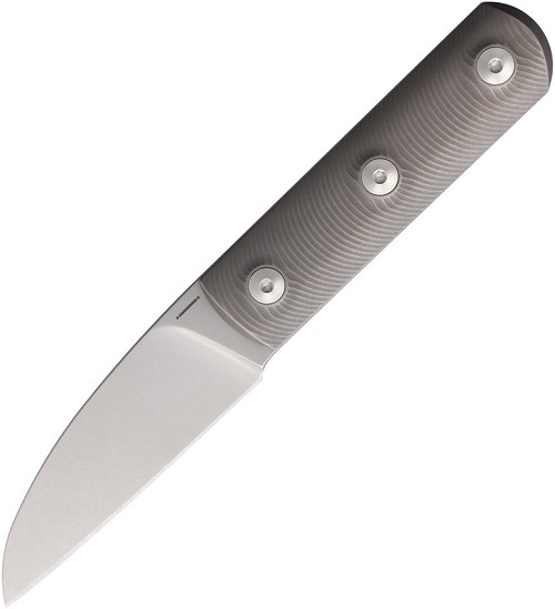 Straight Line Ally Fixed Blade Knife Titanium - STR8ALT 