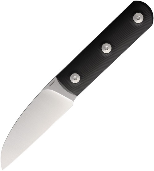 Straight Line Ally Fixed Blade Knife Black Titanium - STR8ALTBK 