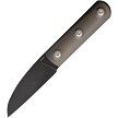 Straight Line Ally Fixed Blade Knife Bronze Titanium - STR8ALTBRD 