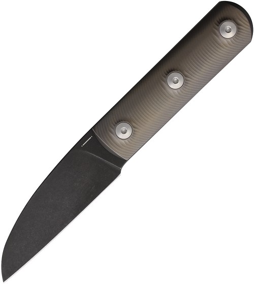 Straight Line Ally Fixed Blade Knife Bronze Titanium - STR8ALTBRD 