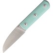 Straight Line Ally EDC Fixed Blade Knife Teal G10 - STR8ALTG 