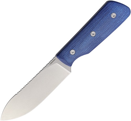 Straight Line Bigger Digger Fixed Blade Knife Blue - STR8BDGBC 