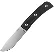 Straight Line Buster Fixed Blade Knife Black G10 - STR8BSBG 
