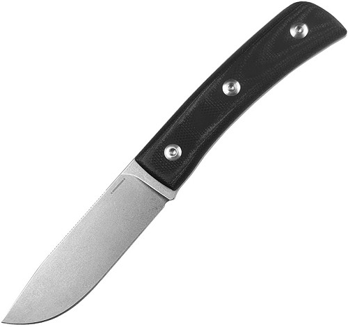 Straight Line Buster Fixed Blade Knife Black G10 - STR8BSBG 