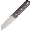 Straight Line Erny Fixed Blade Knife Titanium - STR8ERT 