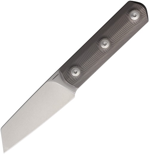 Straight Line Erny Fixed Blade Knife Titanium - STR8ERT 