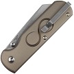 Straight Line Rox Button Lock Pocket Knife Aluminum - STR8RXATI 