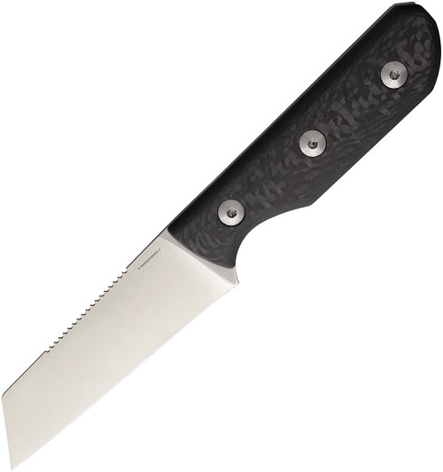 Straight Line SCORER Fixed Blade Knife Carbon Fiber - STR8SCCF 