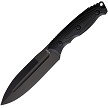 S-TEC Fixed Blade Knife Black - STT25146BK 
