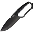 S-TEC Fixed Blade Knife Black - STT25148BK 