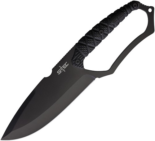S-TEC Fixed Blade Knife Black - STT25148BK 