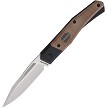 Suprlativ Infidel Slip Joint Pocket Knife Brown Micarta - SUP012 