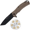 Smith & Wesson Linerlock Pocket Knife Fidget Spinner Combo - SWP1227073 