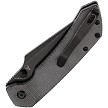 Tenable Fenrir Button Lock Pocket Knife Black Micarta - T1034F6 