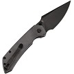 Tenable Fenrir Button Lock Pocket Knife Black Micarta - T1034F6 