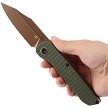 Kansept Nettle Linerlock Pocket Knife Olive G10 - T1103A4 
