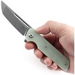 T2038T4 Tenable Anomaly Linerlock Pocket Knife Jade G10 